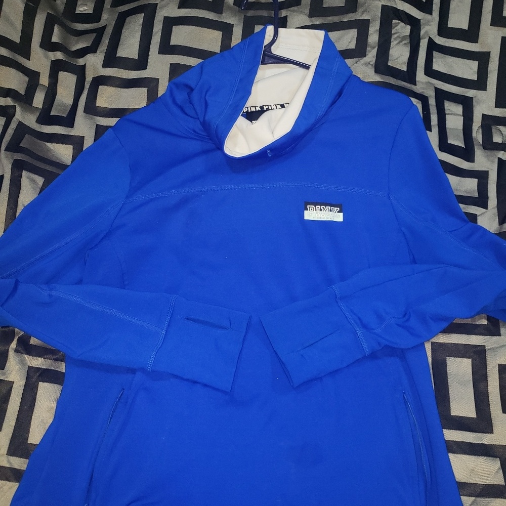PINK blue pullover